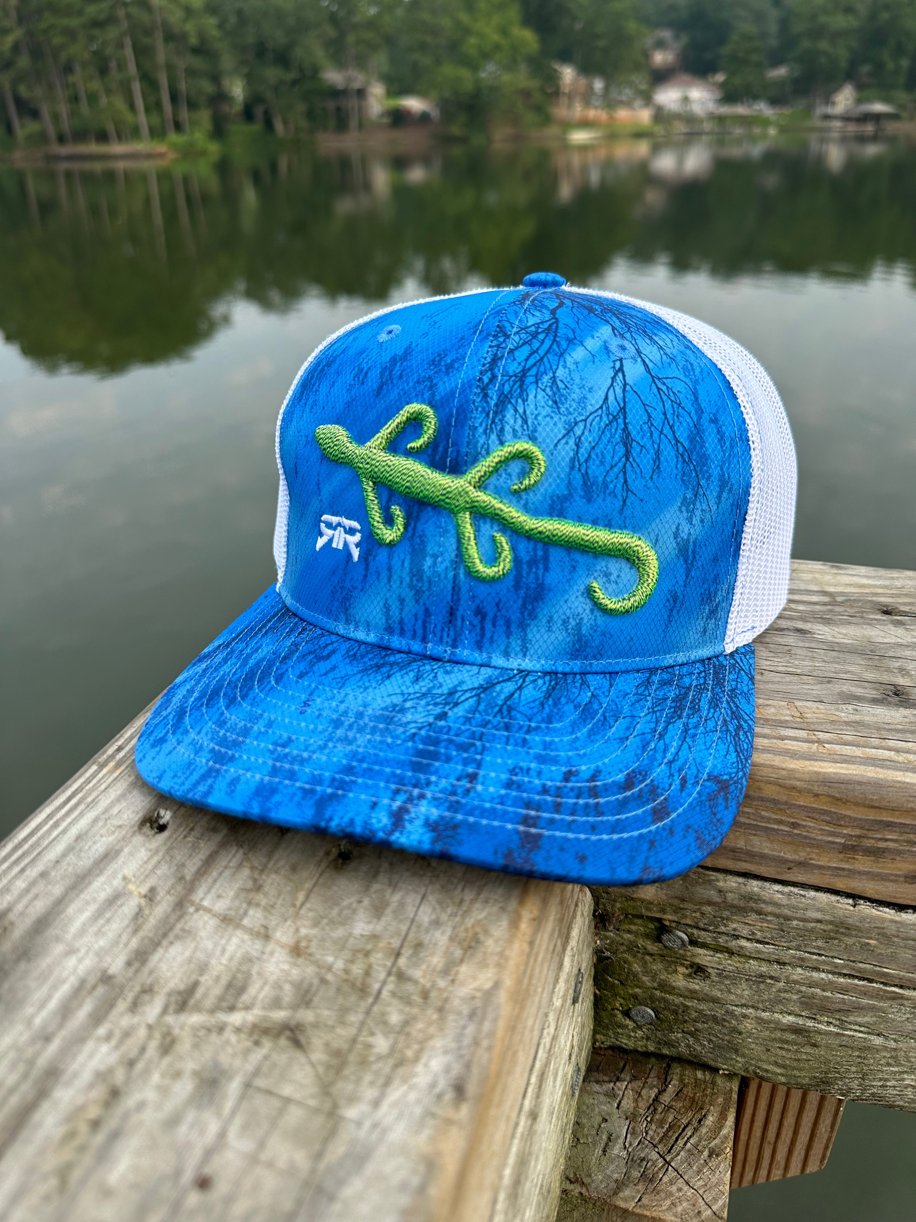 Realtree Fishing Mesh Back Blue Hat